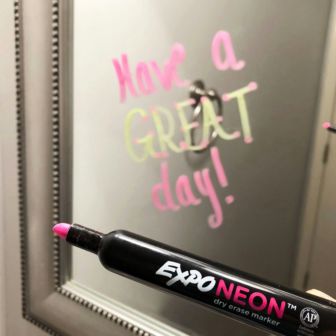 Create Motivational Mirror Notes With EXPO Marker